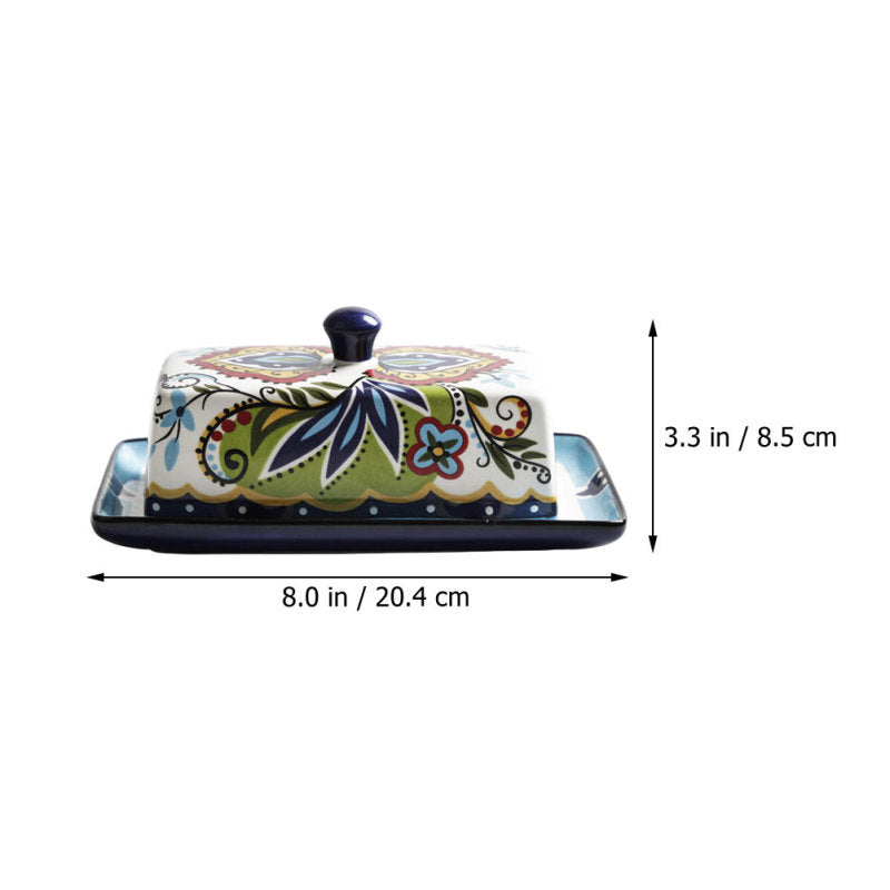 Butter Dish or Cheese Pottery Box