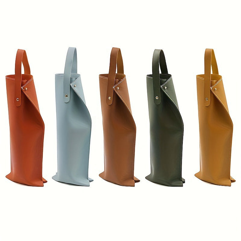 Faux Leather Wine Bag for Parties or Gifts