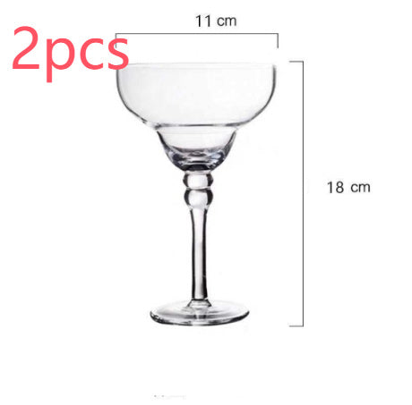Hand-Painted Crystal Margarita Glass – A Toast to Artistry