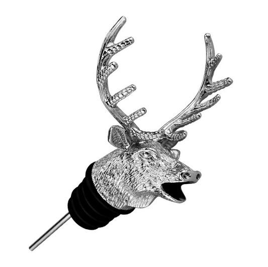 Stag Head Wine Pourer and Stopper