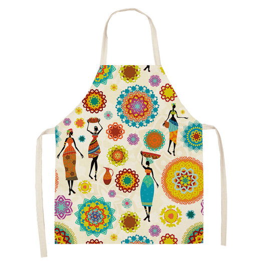 Original Art Apron with African Motifs