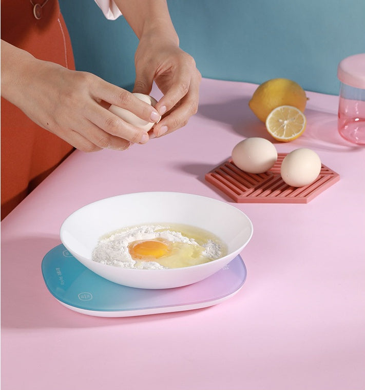 Smart Kitchen Food Scale in Pink/Blue, Black or White
