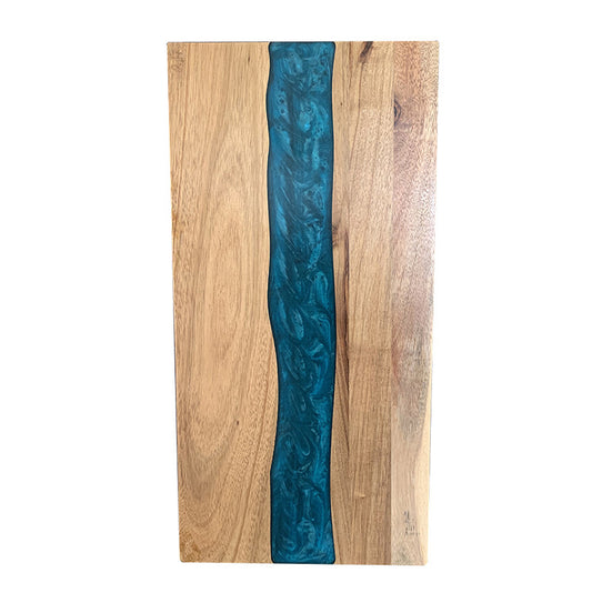 Solid Acacia Mangium Wood and Resin Chopping or Charcuterie or Cheese  Board