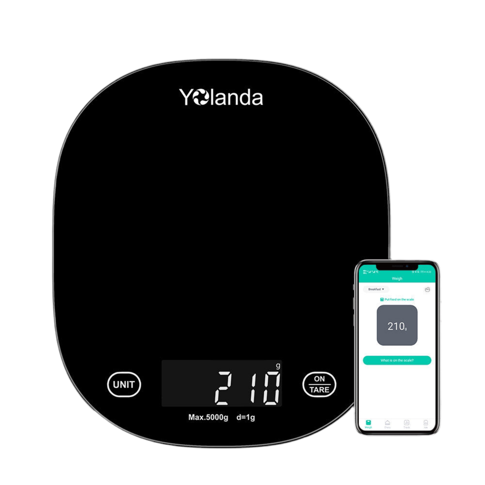Smart Kitchen Food Scale in Pink/Blue, Black or White