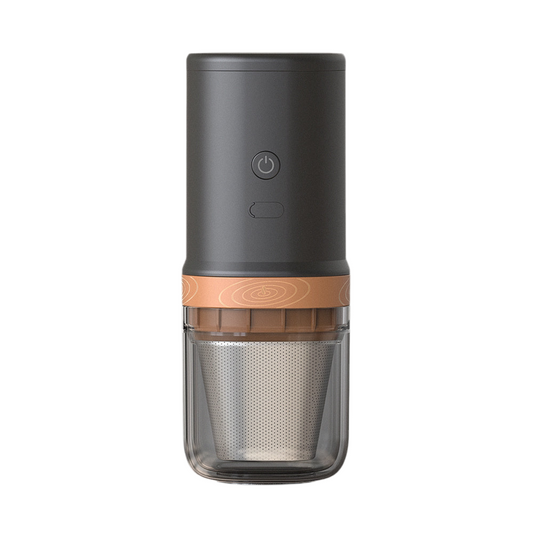 Electric Burr Coffee Grinder 25 Gears Adjustable 24W Portable USB Rechargeable Burr Mill Coffee Bean Grinder with Stainless Steel Core Cleaning Brush for Espresso French Press Drip Coffee Black