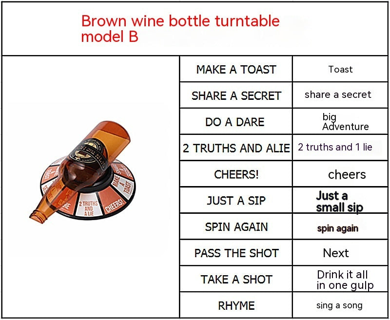 Wine Bottle Pointer Game Set