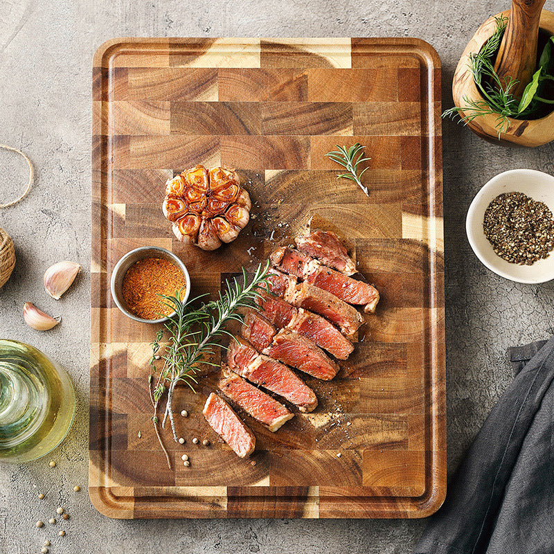 Thick Acacia Mangium Chopping or Charcuterie and Cheese Board
