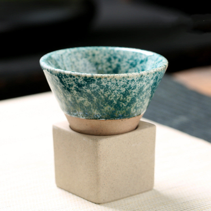 Retro Japanese Pottery Tea Cup