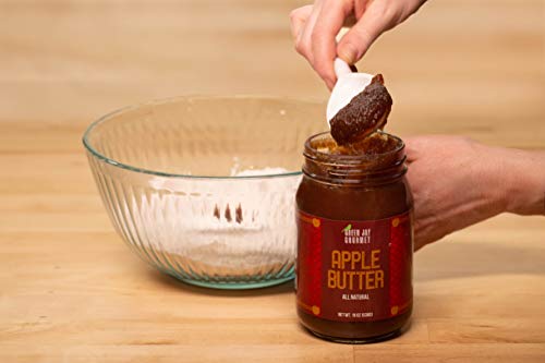 Green Jay Gourmet Apple Pecan Butter - All-Natural, Gluten-Free Fruit Spread - Pecan Apple Butter with Cinnamon - Gourmet Fruit Butter - No Corn Syrup, Preservatives or Trans-Fats - 19 Oz.