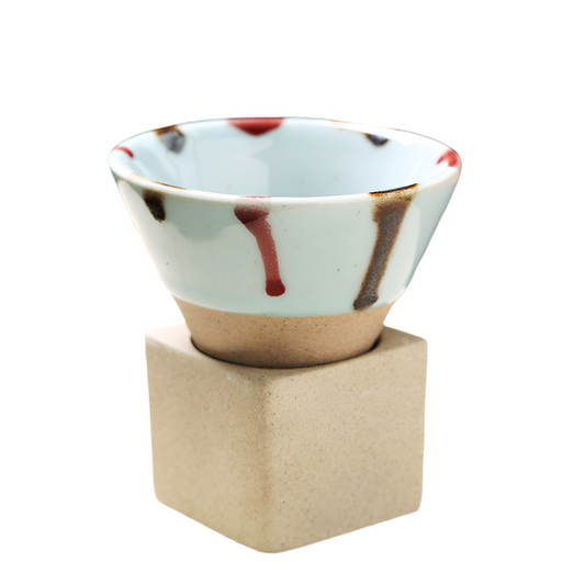Retro Japanese Pottery Tea Cup