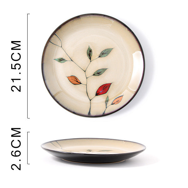 Glaze Kiln Hand Painted Ceramic Plates and Dishes