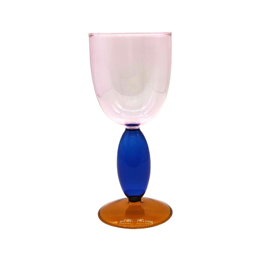 Creative Wine Glasses, 13.5 oz Red Wine Glass Colorful Wine Glass Goblet Wine Cocktail Juice Glass for Party Dinner Wedding Festival Kitchen Bar Celebration (1Pcs) (1)