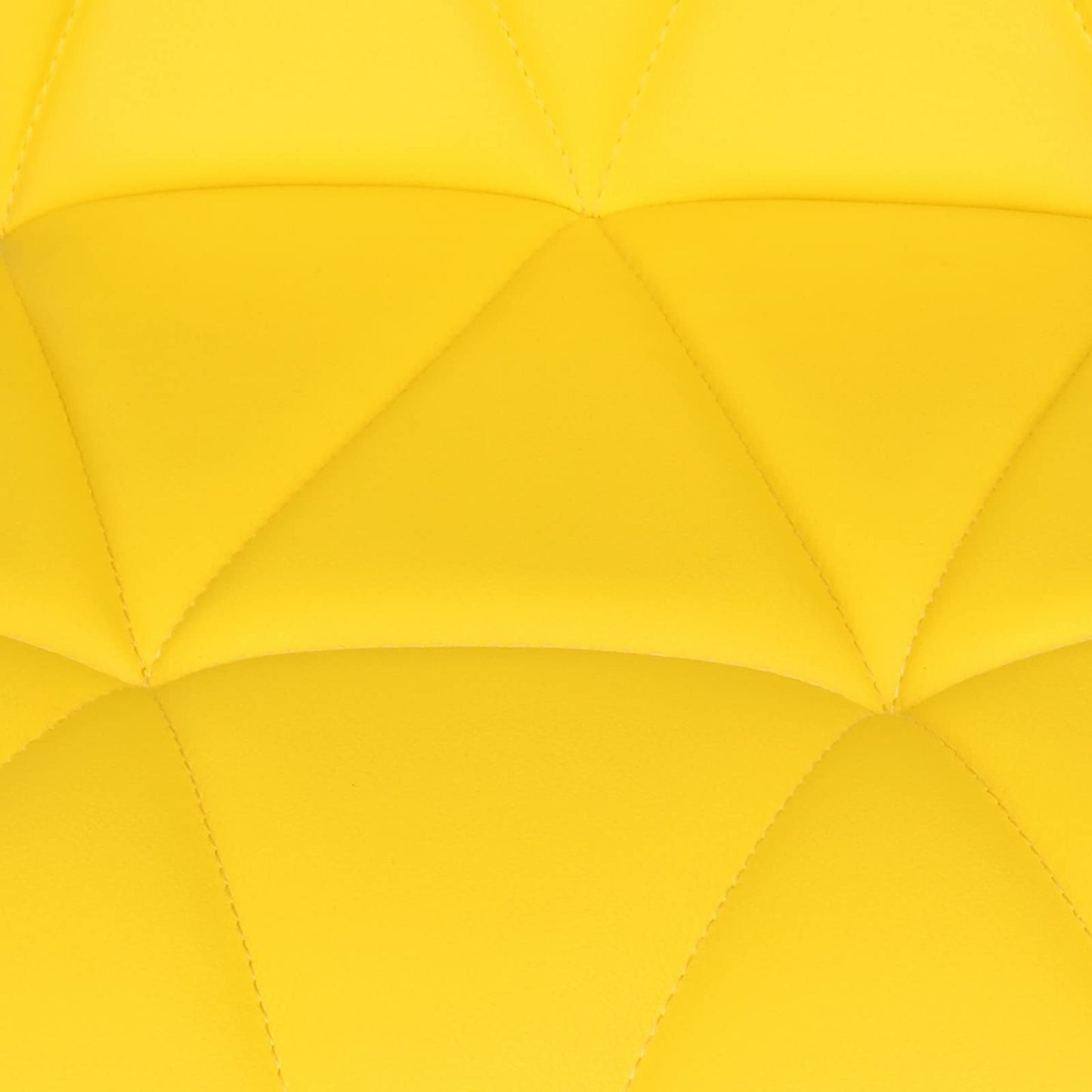 Leopard Shell Back Adjustable Swivel Bar Stools, PU Leather Padded with Back, Set of 2 (Yellow)