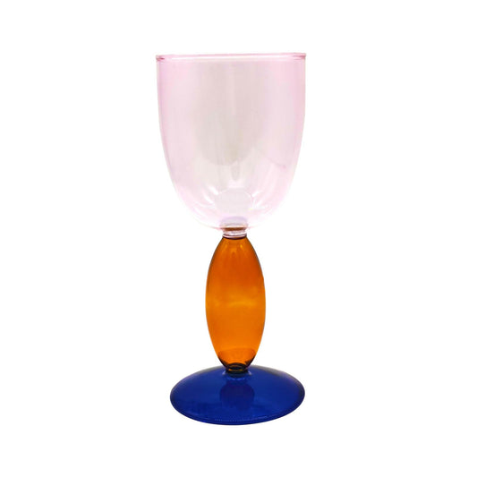 Creative Wine Glasses, 13.5 oz Red Wine Glass Colorful Wine Glass Goblet Wine Cocktail Juice Glass for Party Dinner Wedding Festival Kitchen Bar Celebration (1Pcs) (3)