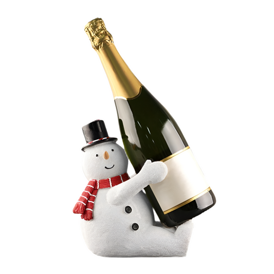 Snowman Wine Holder for the Holiday Season