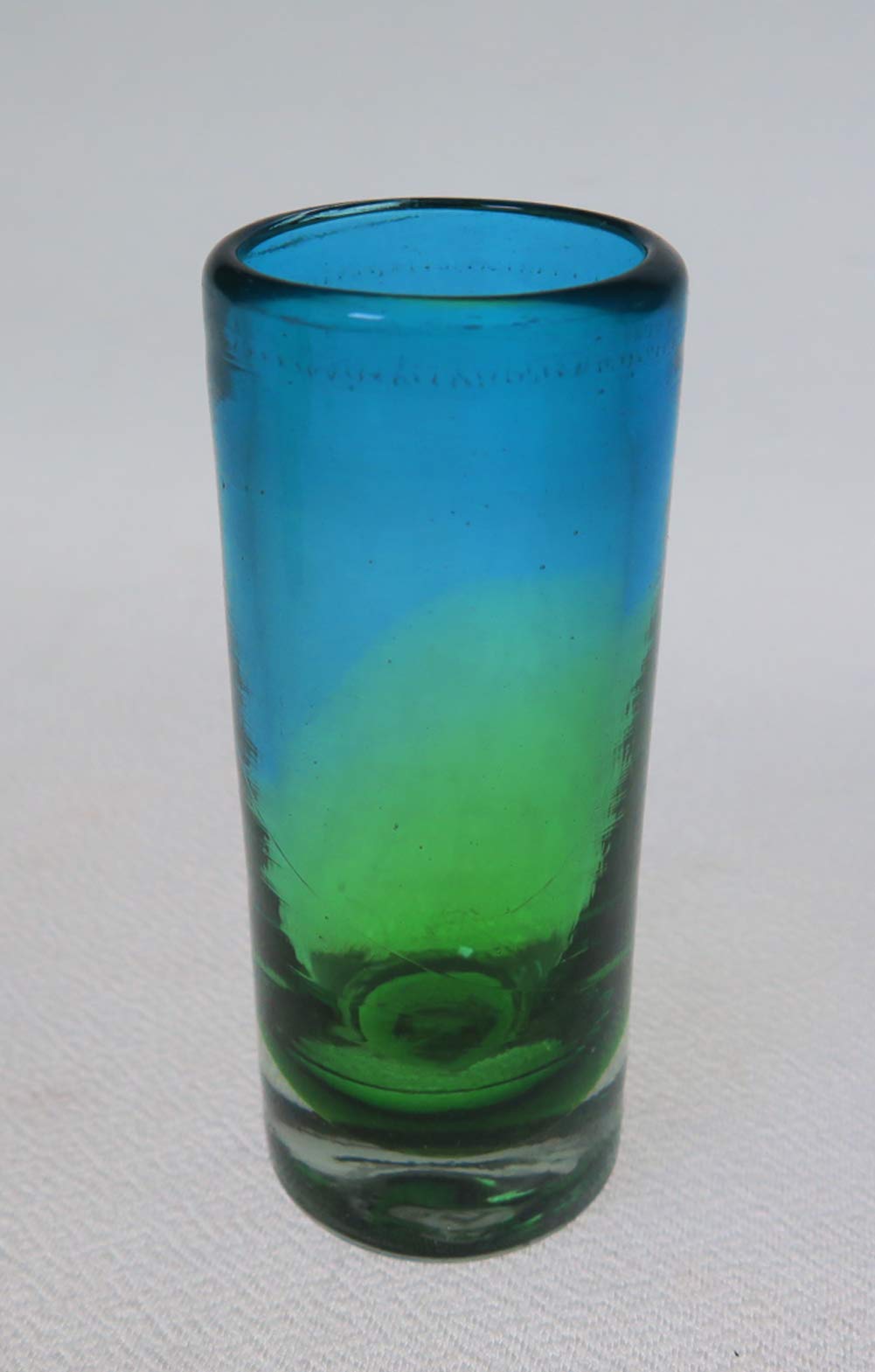 Mexican Shot Glasses, Turquoise and Green (Set of 4)
