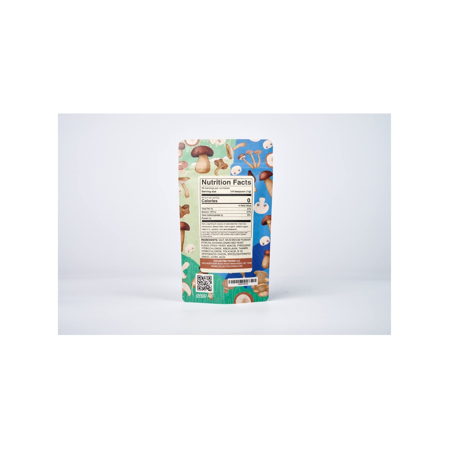 Premium Gourmet Umami Mushroom Salt: Unique Umami Seasoning Blend Crafted in Small Quantities by Collected Foods