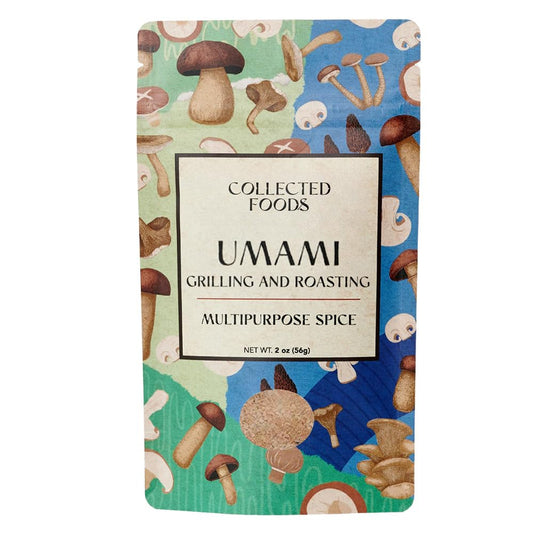 Premium Gourmet Umami Mushroom Salt: Unique Umami Seasoning Blend Crafted in Small Quantities by Collected Foods
