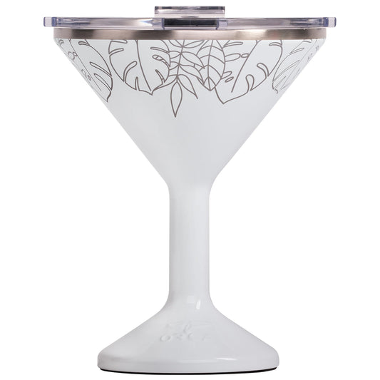 ORCA Tini 13oz Stainless Steel Martini Glass | Temperature Insulated Tumbler for Every Outdoor, Picnic, Poolside, Beach & Patio Party — Palm Pearl