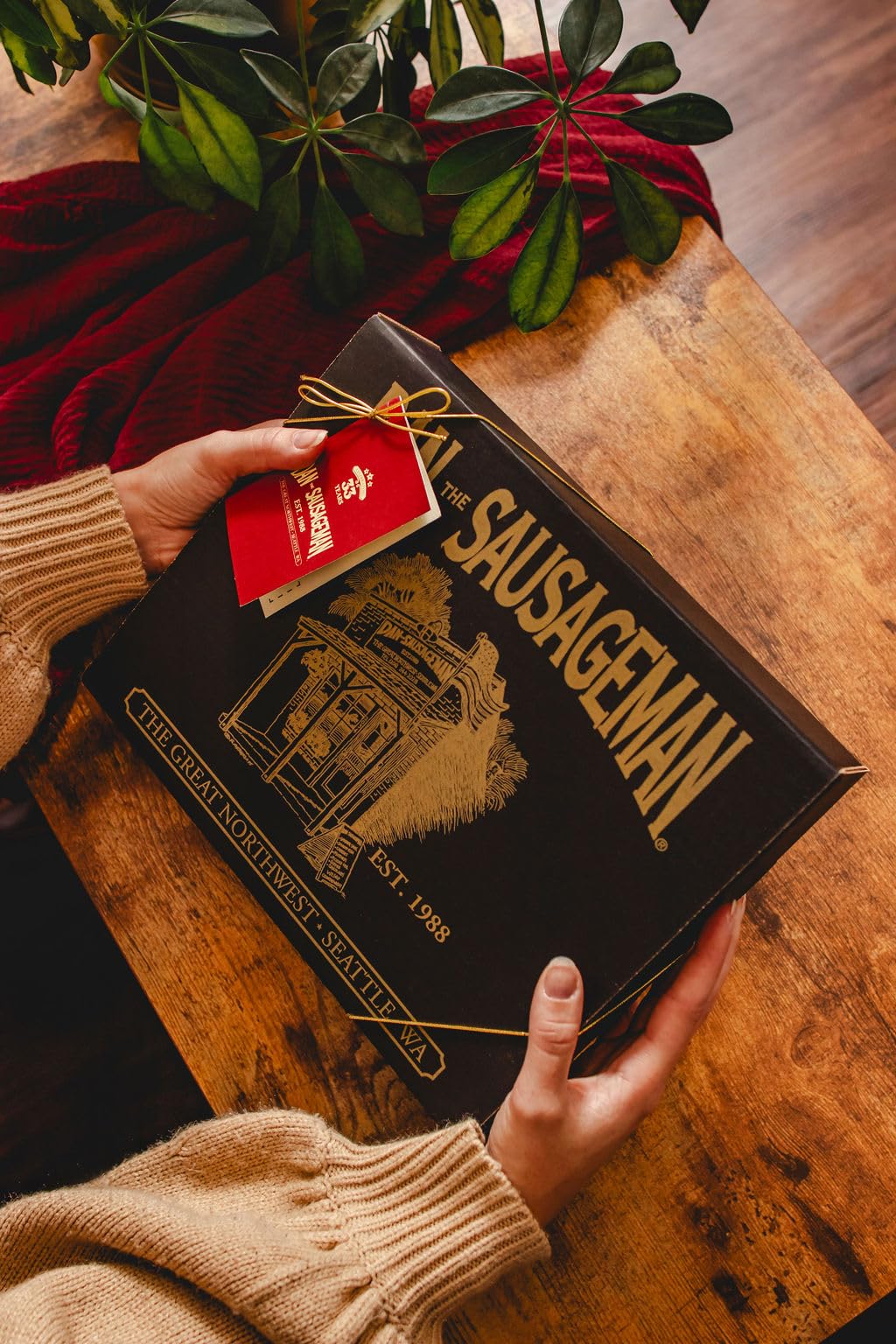 Yukon Gift Basket by Dan the Sausageman - Featuring Naturally Smoked 100% Beef Summer Sausages, Wisconsin Cheddar Cheese, Specialty Sweet Hot Mustard, Grainy Dijon, Flavor Infused Almonds, Crackers, and Sweets