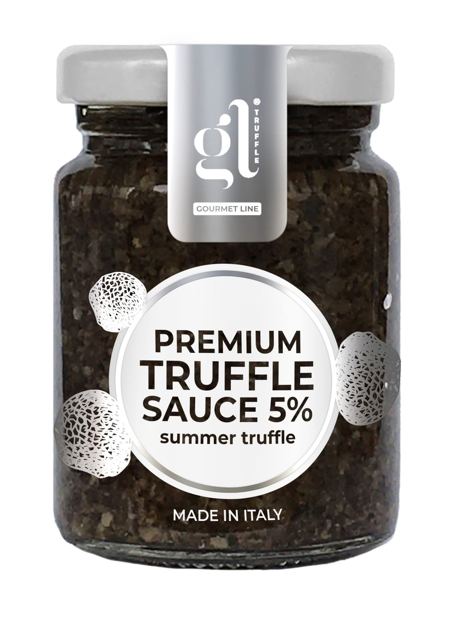 GL Truffle GOURMET LINE Premium Minced Black Truffle Sauce (90 gm) (3.17 oz.), Truffle Zest, Salsa Tartufata, Black Truffle Pate Spread, Seasoning, An Indulgent Delight from Italy