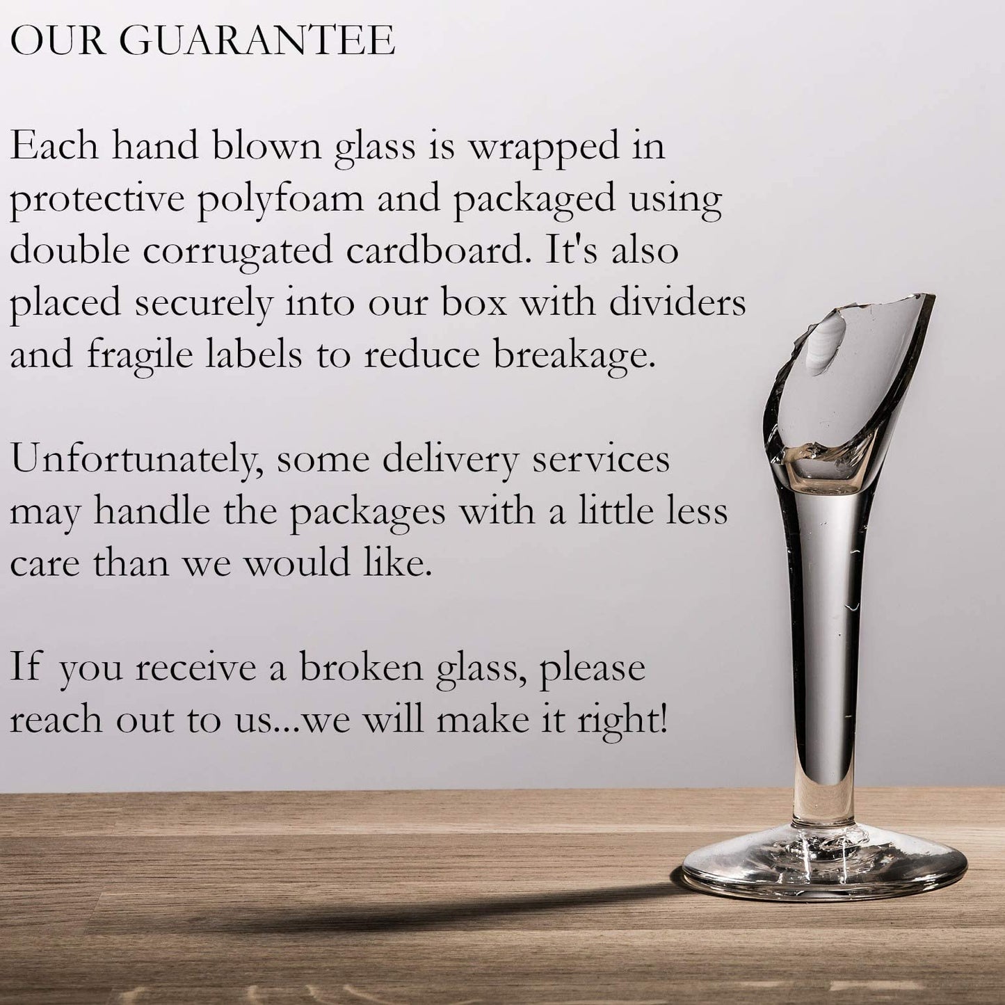 Mexican Hand-Blown Glass – Set of 4 Hand Blown Margarita Glasses (16 oz.) with Aqua Blue Rims