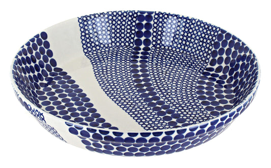 Blue Rose Polish Pottery Zara Pie Plate