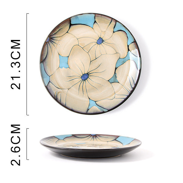 Glaze Kiln Hand Painted Ceramic Plates and Dishes
