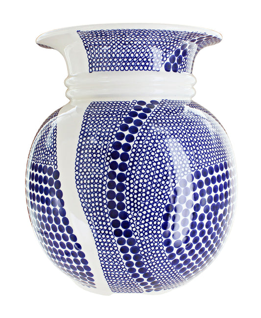 Blue Rose Polish Pottery Zara Floor Vase