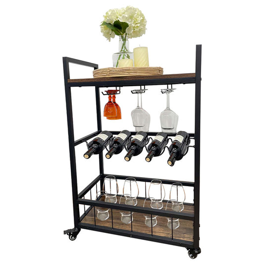 3-Tier Home Bar Wine Cart