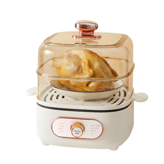 Large Capacity Multi-Purpose 10.5-Liter Cooker and Steamer with 8 Functions