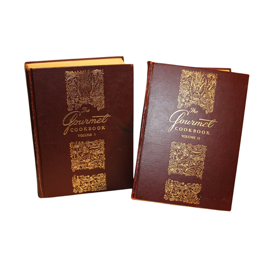 The Gourmet Cookbook (2 Volumes) - One Autographed Collectible Set Available - Highly Sought After!