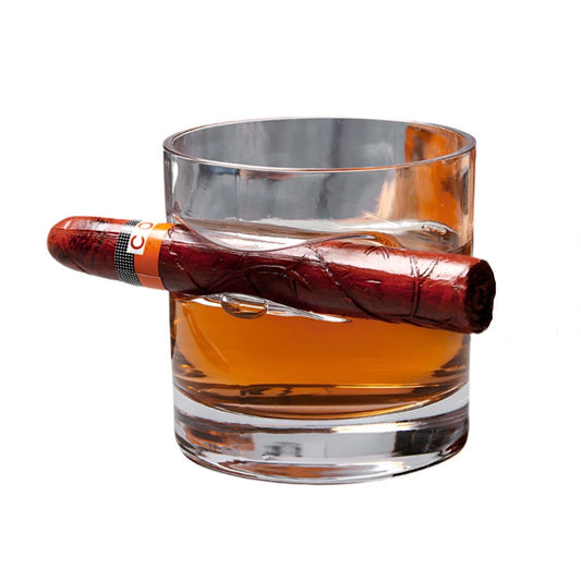 Bourbon and Cigar Glass