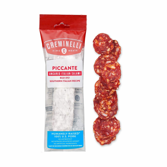 Creminelli Piccante Salami - Italian Artisan Handcrafted Fine Meats, 5 Oz.