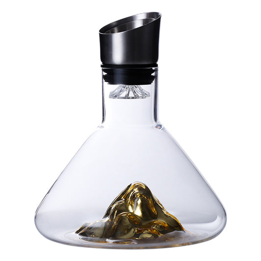 Creative Iceberg Red Wine Decanter in Gold, Green, Blue or Black