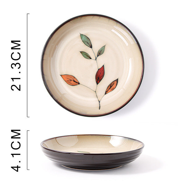 Glaze Kiln Hand Painted Ceramic Plates and Dishes