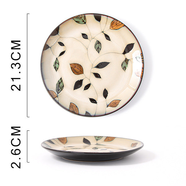 Glaze Kiln Hand Painted Ceramic Plates and Dishes